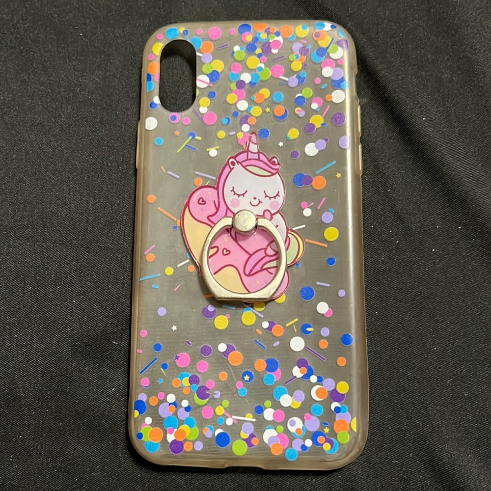 Confetti Unicorn IPhone X Case